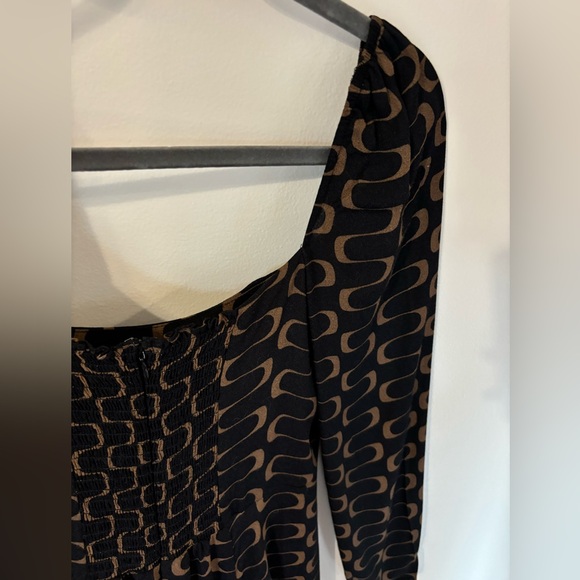 Reformation midi dress with zigzag pattern - Picture 5 of 9